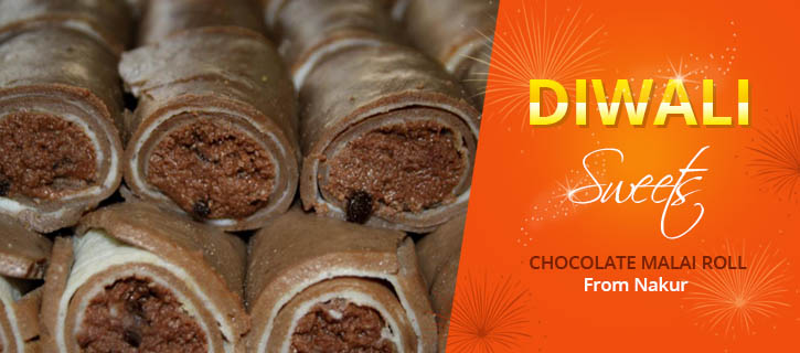 CHOCOLATE MALAI ROLL